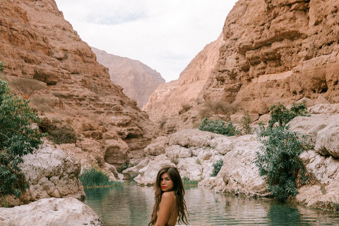 Wadi shab : visite d&#039;une jounée