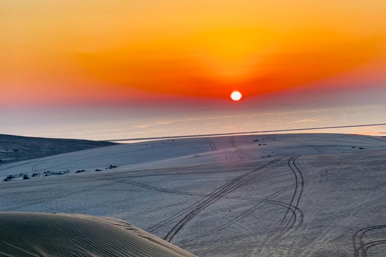 Doha : safari privé dans le désert avec observation des étoiles et mer intérieure