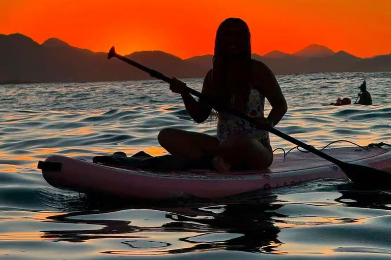 Rio de Janeiro: Copacabana Sunrise SUP with Drone Photos