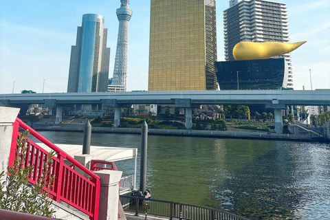 Asakusa e Skytree: tour guiado pelos pontos turísticos com experiência HADOAsakusa e Skytree: Visita guiada a um monumento histórico com a HADO Experience