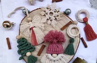 Leipzig: Makramee-Weihnachts-Workshop mit 7 festlichen Designs