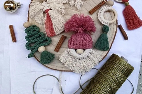 Leipzig: Macrame Christmas Workshop with 7 Festive Designs