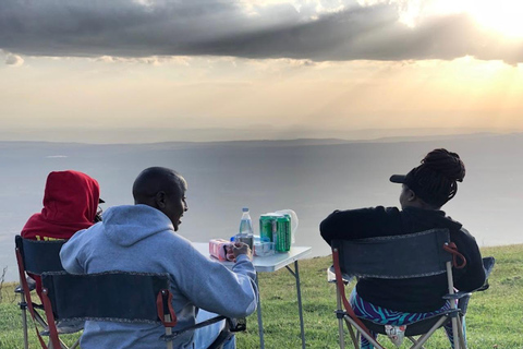 * Nairobi: Ngong Hills Sundowner Tour z przekąskami. AW