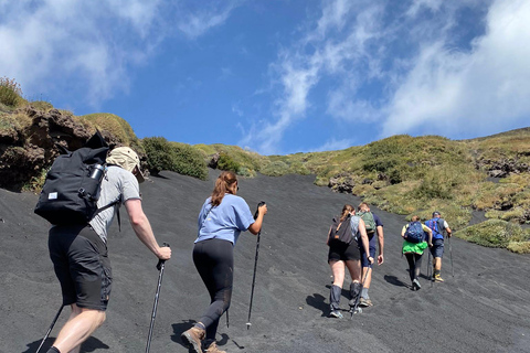 Catania: Mount Etna Adventurous Trek with a Guide