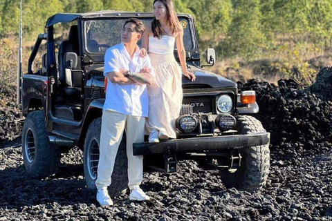 Mount Batur Sunrise Jeep, Black Lava&Hot Spring-all included Hot spring ticket (excluding jeep)