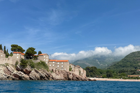 4-Hour Private Boat Tour — Blue Lagoon, Caves & Sveti Stefan