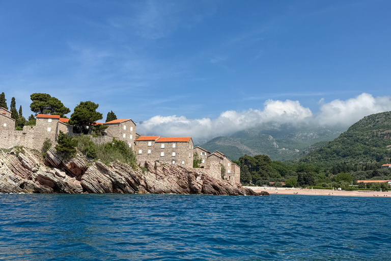 4-Hour Private Boat Tour — Blue Lagoon, Caves & Sveti Stefan