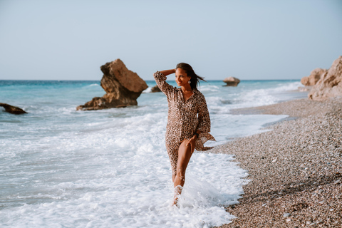 Sesión fotográfica profesional privada de vacaciones en RodasSESIÓN DE FOTOS DE 1 HORA RHODES