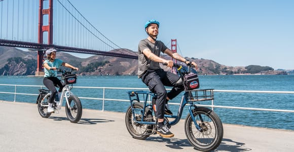 San Francisco: Verleih von Elektrofahrrädern zur Selbstführung