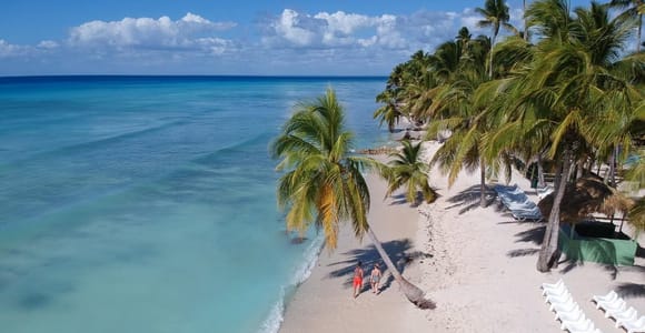 From Punta Cana: Double Wake Saona Adventure
