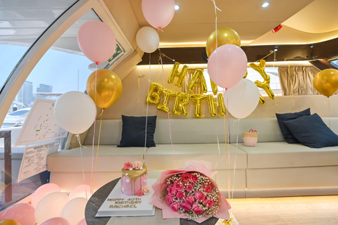 2 Hour Birthday Celebration on a Yacht in Dubai 3 Hours Birthday Yacht tour