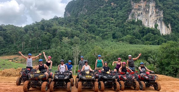 Krabi: ATV Jungle Ride & Tha Lane Bay Kayak with pick up