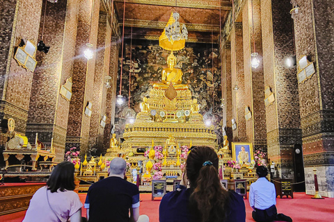 Bangkok: Wat Arun i Wat Pho Historical Evening Tour