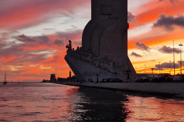 Lisbon: Sunset Sailing with Portuguese Wine and HistoryShared Sunset Tour