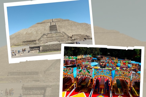 Mexico: Piramides van Teotihuacán en Xochimilco - 2-daagse tourEerste dag piramides van Teotihuacán en tweede dag Xochimilco