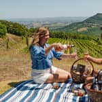 Montalcino: Picnic in vigna con una bottiglia di vino
