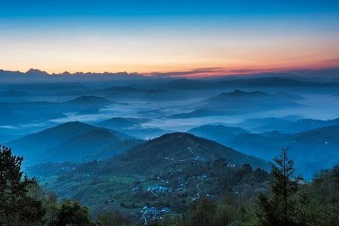 Katmandu: Nagarkot soluppgångstur med dagsvandring