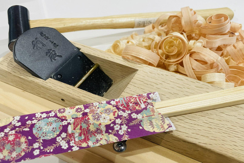 Osaka Castle Area Chopstick-Making Workshop with Souvenir