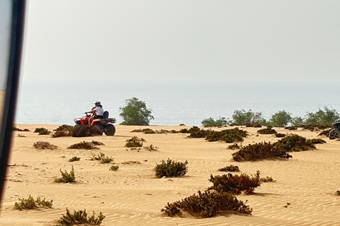 Agadir: Quad Bike Desert & beach tour with Sandboarding Single quad ride (1person per quad)