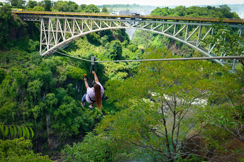 From Victoria Falls: Zip Line from the Victoria Falls Bridge From Victoria Falls: Tandem Zip Line, Victoria Falls Bridge