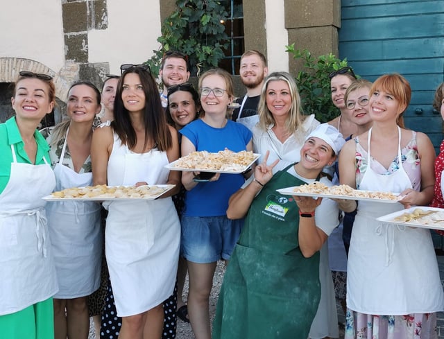 From Rome: Pasta Masterclass &amp; Wine Tour in the Vineyard