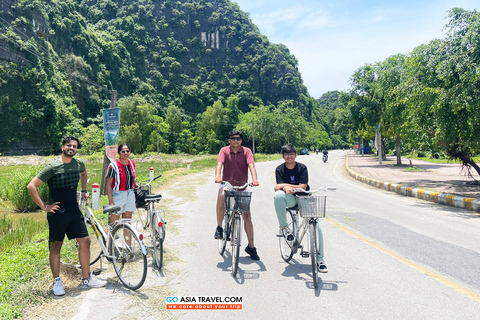 Z Hanoi: Hoa Lu i Tam Coc Tour z jazdą na rowerze