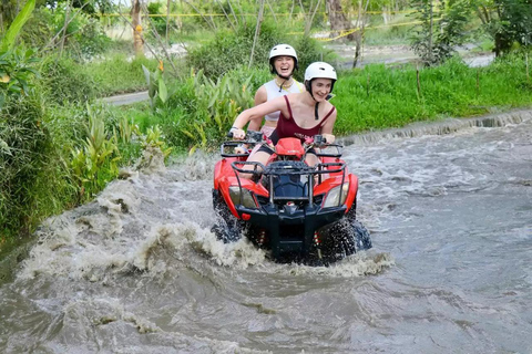 Ubud: Quad ATV Gorilla Cave, Legong Tunnel & Mud Adventure Single ATV - 50 Minutes (Meeting Point)