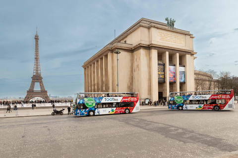 Paris: Hop-on Hop-off Bus Tour &amp; Seine Cruise Bundle Tour1-Day Bus Pass and 1-Hour Seine River Cruise