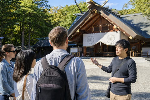 Sapporo: Hokkaido Shrine, Forest & Local Café Walk