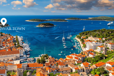 Split: Full-Day 4 Islands Tour by Luxury Boat