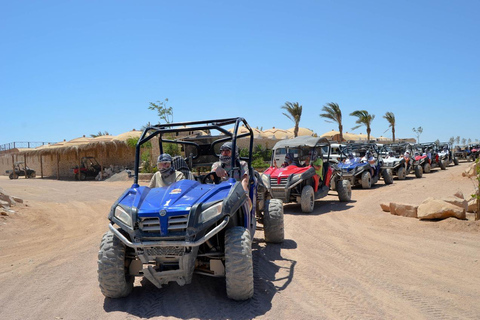 Hurghada: Quad Bike, Buggy, Jeep Safari, giro in cammello e cenaServizio di prelievo in hotel a hurghada