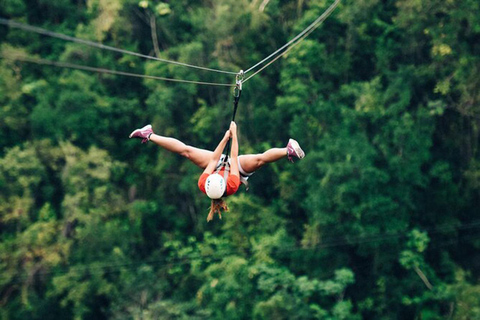 Punta Cana: Excursão adrenalina de meio dia com tirolesa