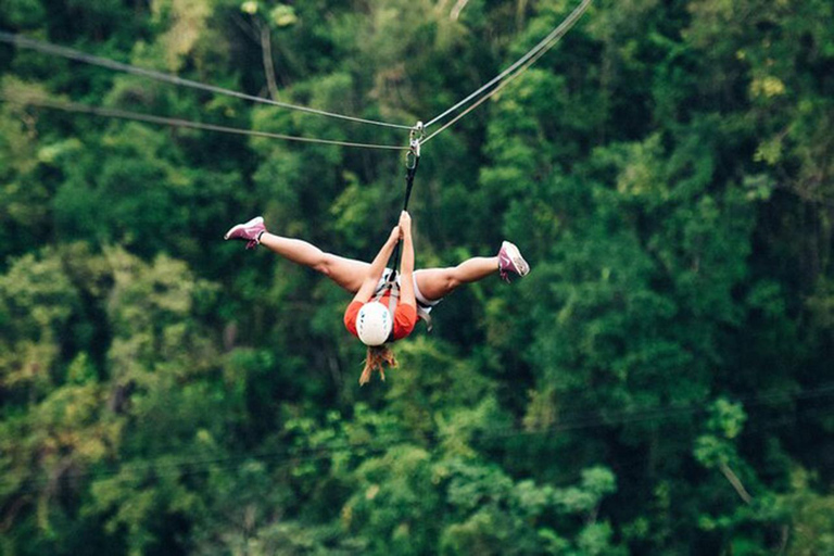 Punta Cana: Adrenaline Halve Dag Tour Zip Line