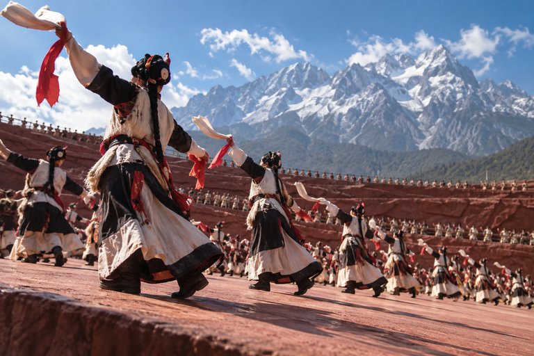 Lijiang: Impression Lijiang Show & Snow Mountain Admission Ordinary Seating + Snow Mountain Admission