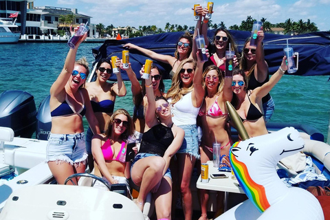 Party Pontoon Boat w/ Captain, Private up to 12ppl 6 Hours Boat Rental For 12 People