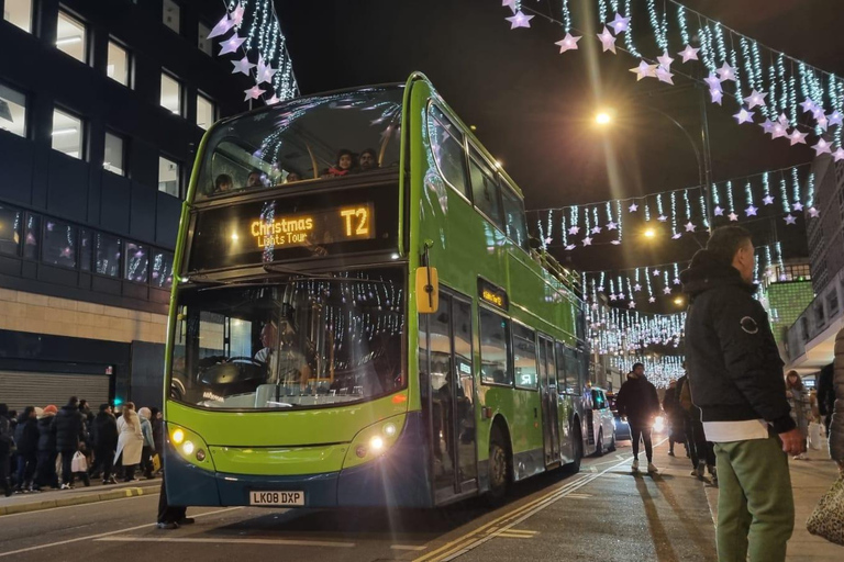 London: Christmas Lights Open-Top Bus Tour Upper Deck