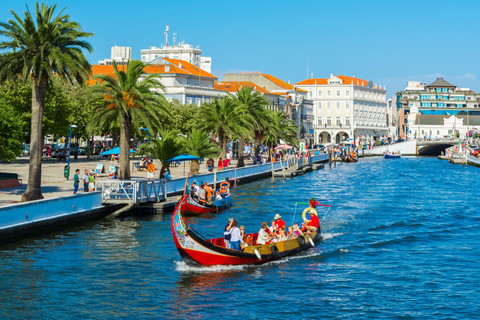 From Porto: Aveiro, Costa Nova and Válega Church Full Day Tour in Spanish Without Moliceiro Cruise