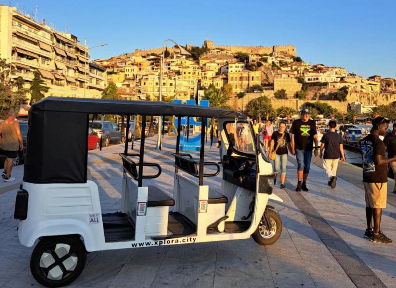 Kavala: Autentisk bytur med miljøvenlig tuk-tuk