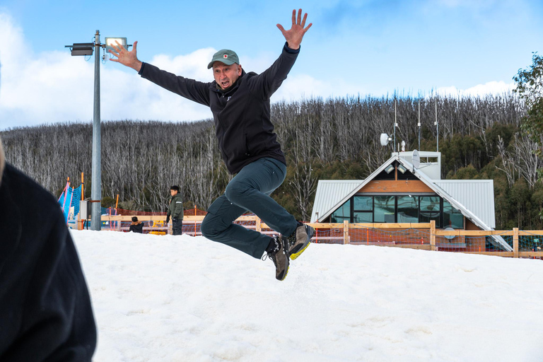 Melbourne: Lake Mountain Snow & Puffing Billy Day Tour