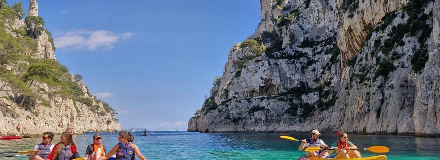 Cassis : randonnée journée en kayak de mer
