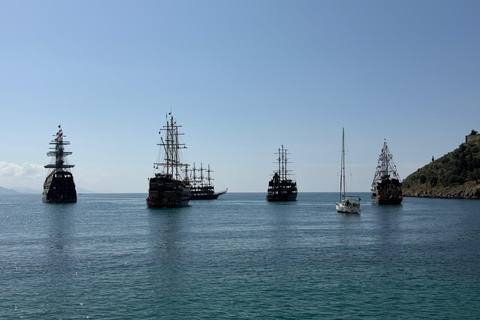 Alanya: Pirate Boat Trip with Swimming and Foam Party Alanya: Pirate Boat Trip with Transfer
