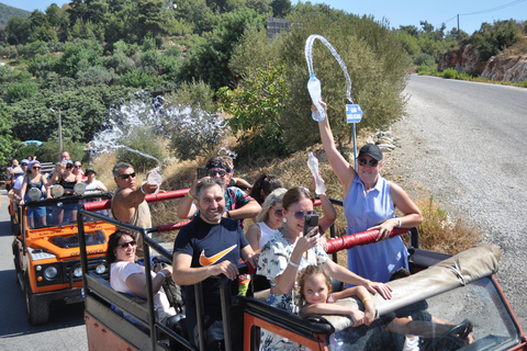 Alanya: Safari de jipe ao pôr do sol no Canyon Sapadere com serviço de busca