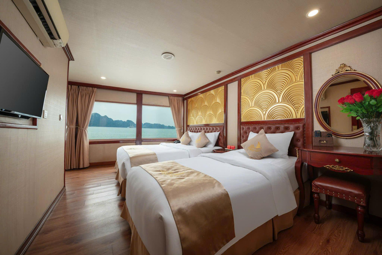 Crociera di 3 giorni e 2 notti nella baia di Ha Long con balcone privatoElegante Suite Standard con balcone privato