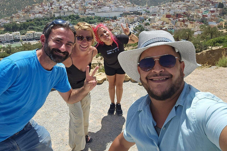 From Fes: Volubilis,Moulay Idriss&Meknes Day Trip with Guide Medium Group:Meknes,Volubilis, Moulay Idriss Guide in Meknes