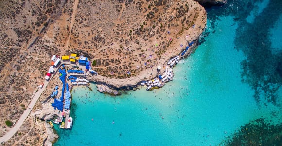 Coastal Ferry Cruise to The Blue Lagoon (Comino Island)