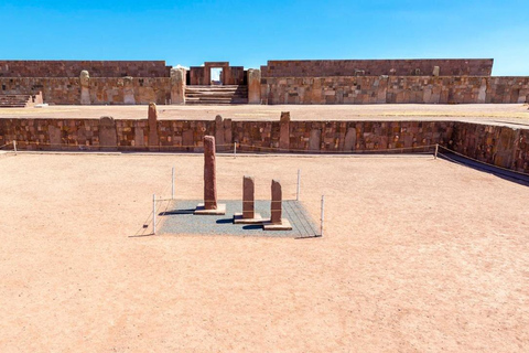 Tiwanaku: halvdagsutflykt, det gåtfulla imperietHalvdagsutflykt Tiwanaku arkeologiska fält