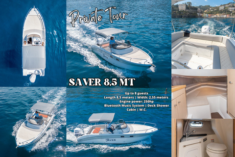 Capri & Blue Grotto: Private boat tour from Sorrento CAPRI: full day private tour on ALLEGRA21