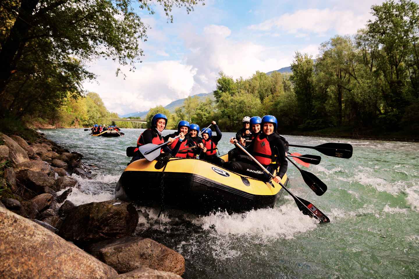 Indomita: Rafting en el Río Valtellina