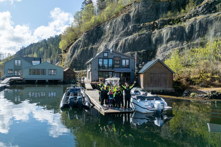 Bergen: Modalen RIB Fjord Safari with Lunch & Transfer