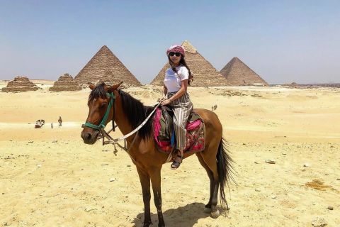 Piramidy w Gizie i Sfinks: półdniowa wycieczka prywatna